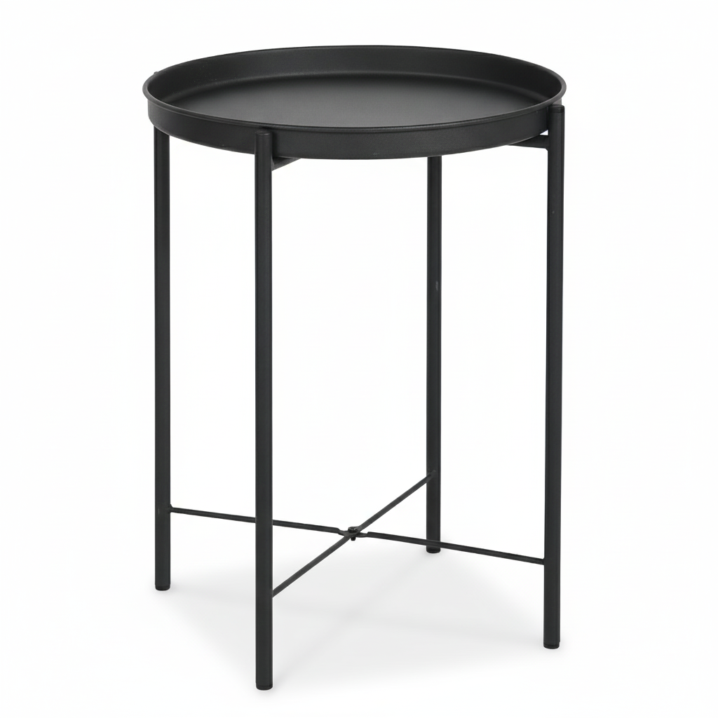 Mesa Auxiliar de Metal Moderna Pequeta Mesa de Centro Gladom