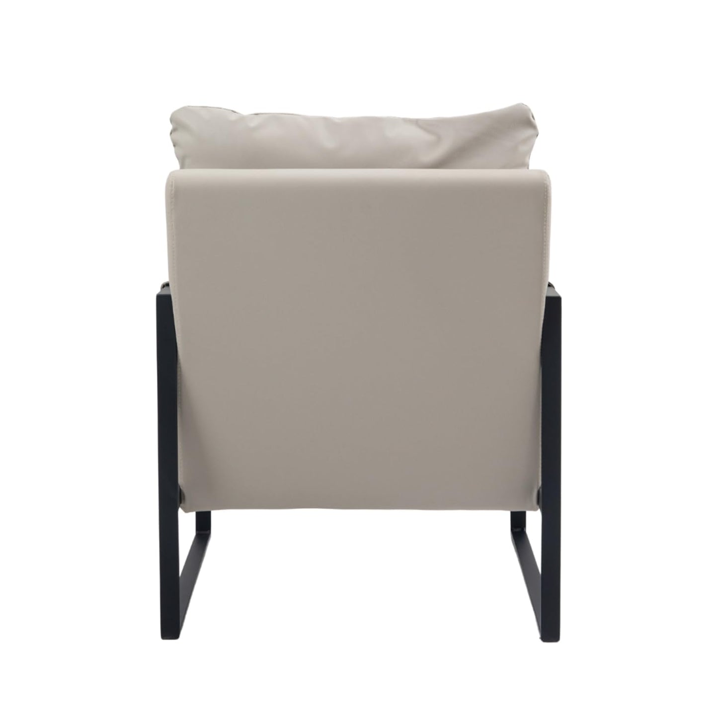 Sillon Moderno Silla Individual con Cojin Sillon con Robustos Pies VERLEA GREY