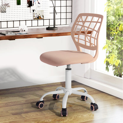 Silla Escritorio Carnation Rosa Con Tapizado De Mesh