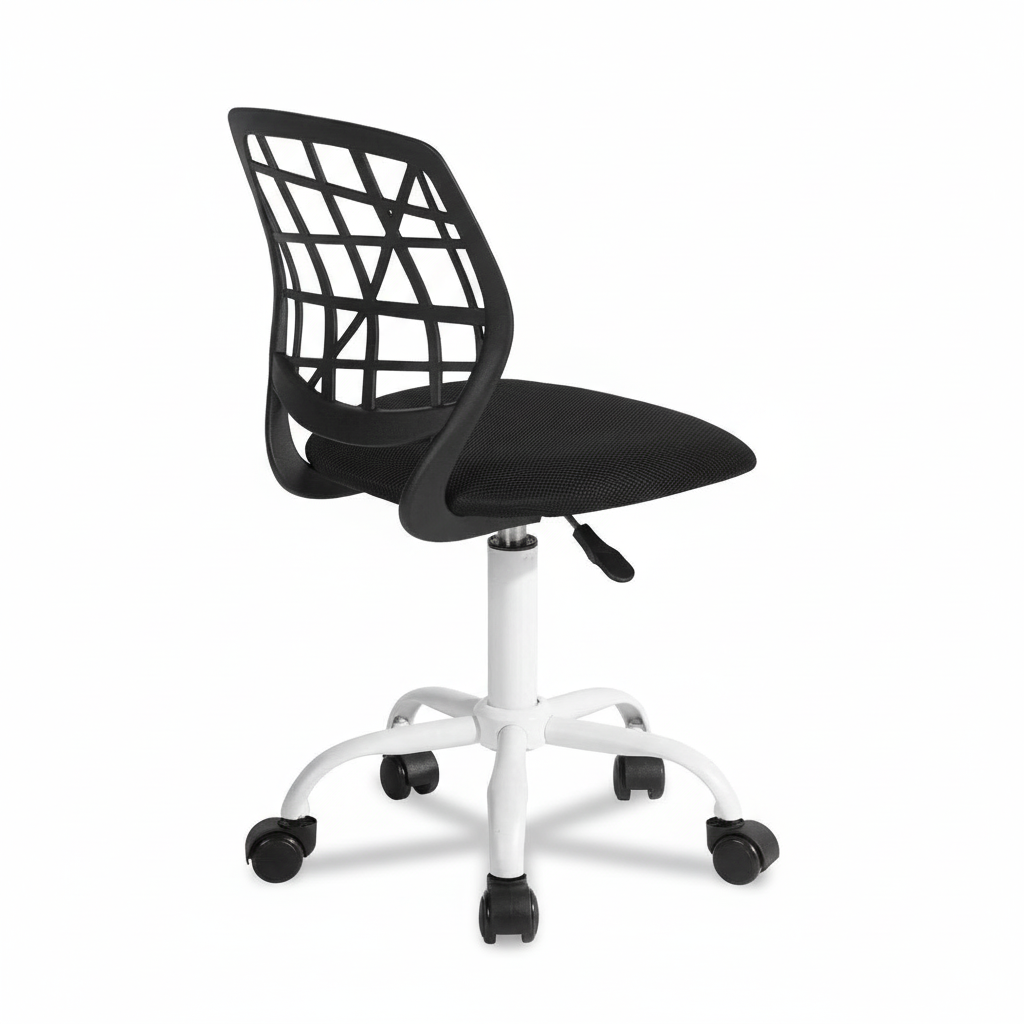 Silla Escritorio Carnation Negra Con Tapizado De Mesh