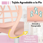 Escritorio Oficina Plegable + Silla Oficina Rosa