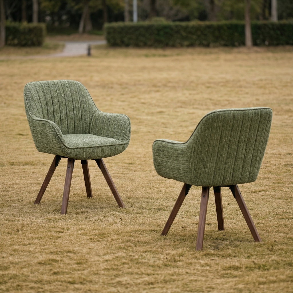 Cyber Gomyhome Sillón Personalizable Carson Olive Green