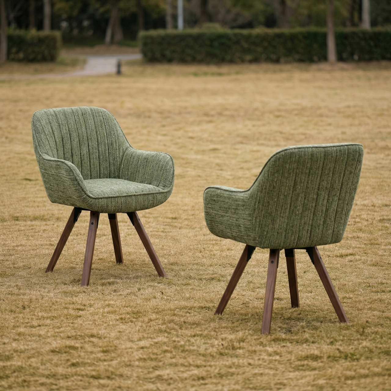 Cyber Gomyhome Sillón Personalizable Carson Olive Green