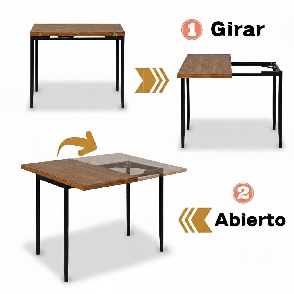 Mesa de Comedor Extendible Rectangular Clinton