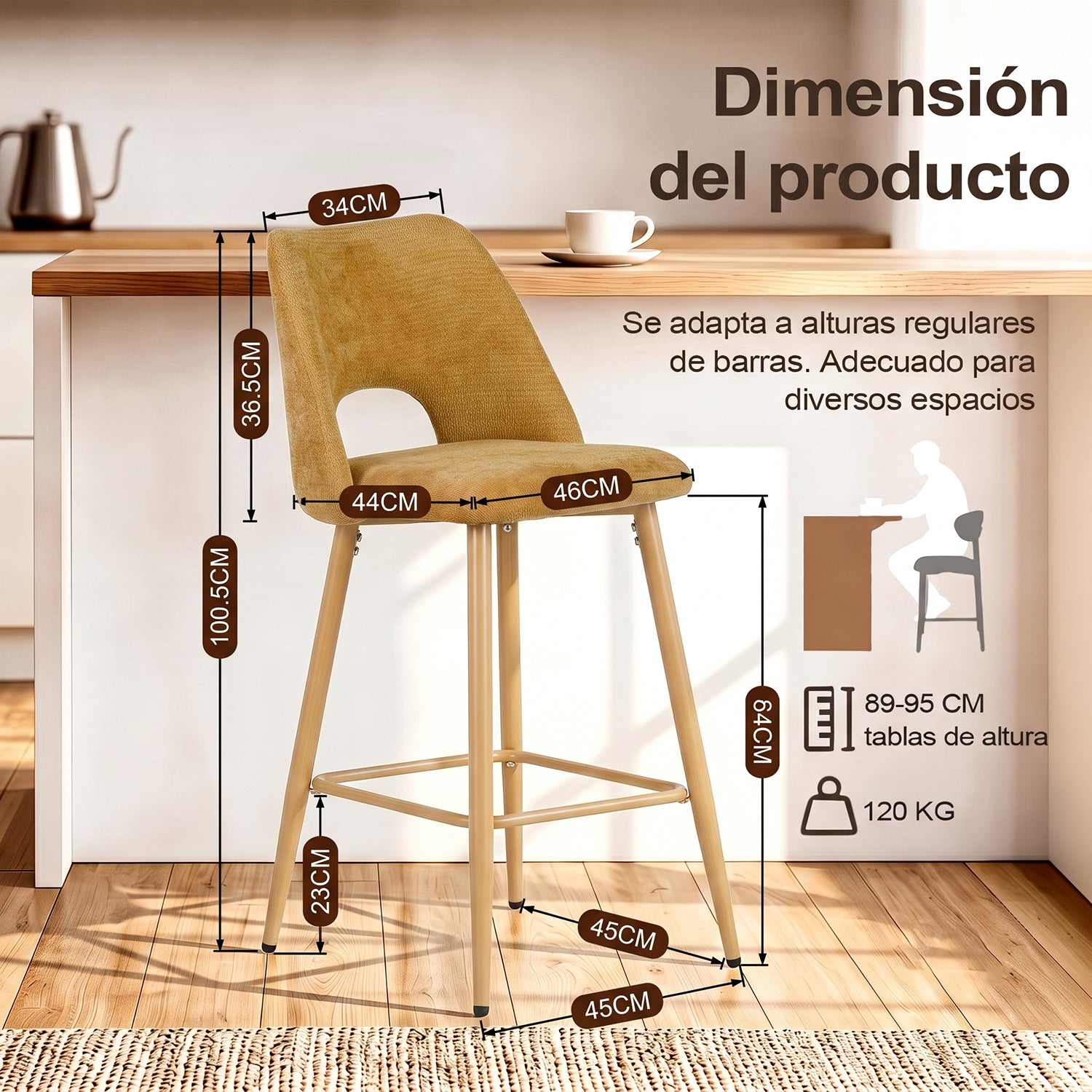 Cyber Gomyhome Banco Personalizable 2 PC - DETTA