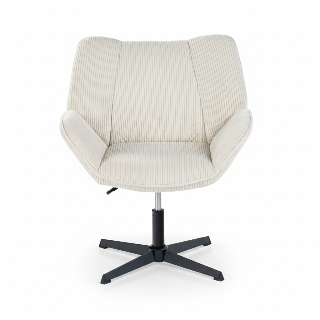 NUEVO Silla Sillón Individual Moderna en Altura Ajustable DUROTHIL Beige