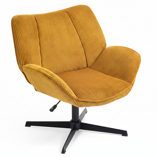 NUEVO Silla Sillón Individual Moderna en Altura Ajustable DUROTHIL Amarilla