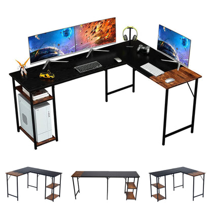 124CM Escritorio para Computadora en Forma de L Escritorio IBARRA