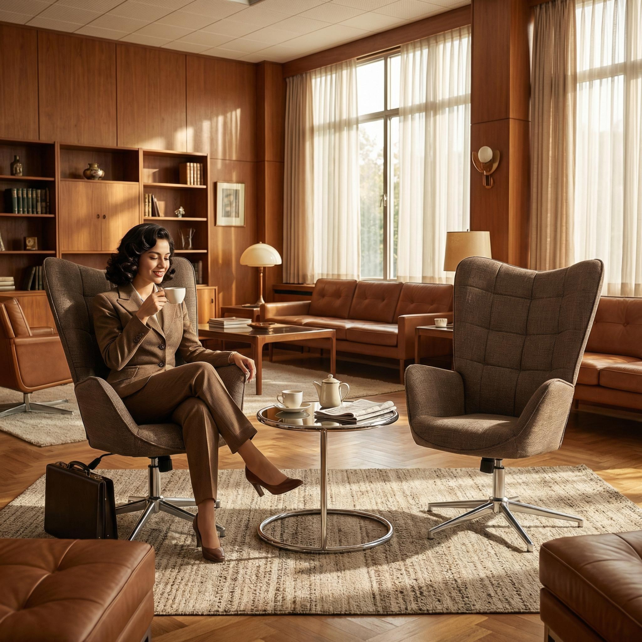 Cyber Gomyhome Sillón Respaldo Alto Acolchado Personalizable