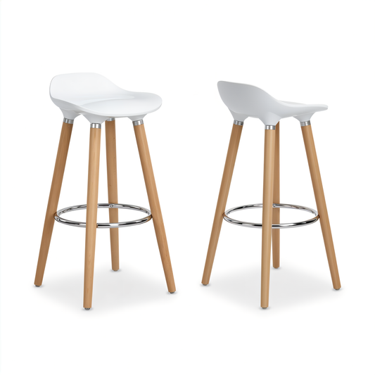 Taburetes de Bar Juego de 2 Taburete de Bar Moderno Jasmine
