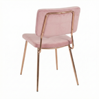 Cyber Gomyhome Silla de Comedor Personalizable Karomi Rosa