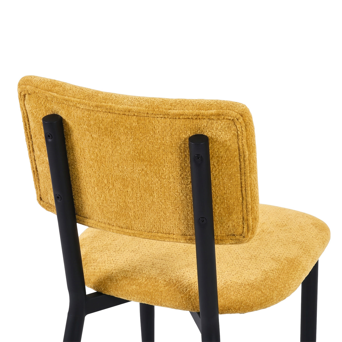Juego de Comedor Extensible con 2 Sillas Mostaza