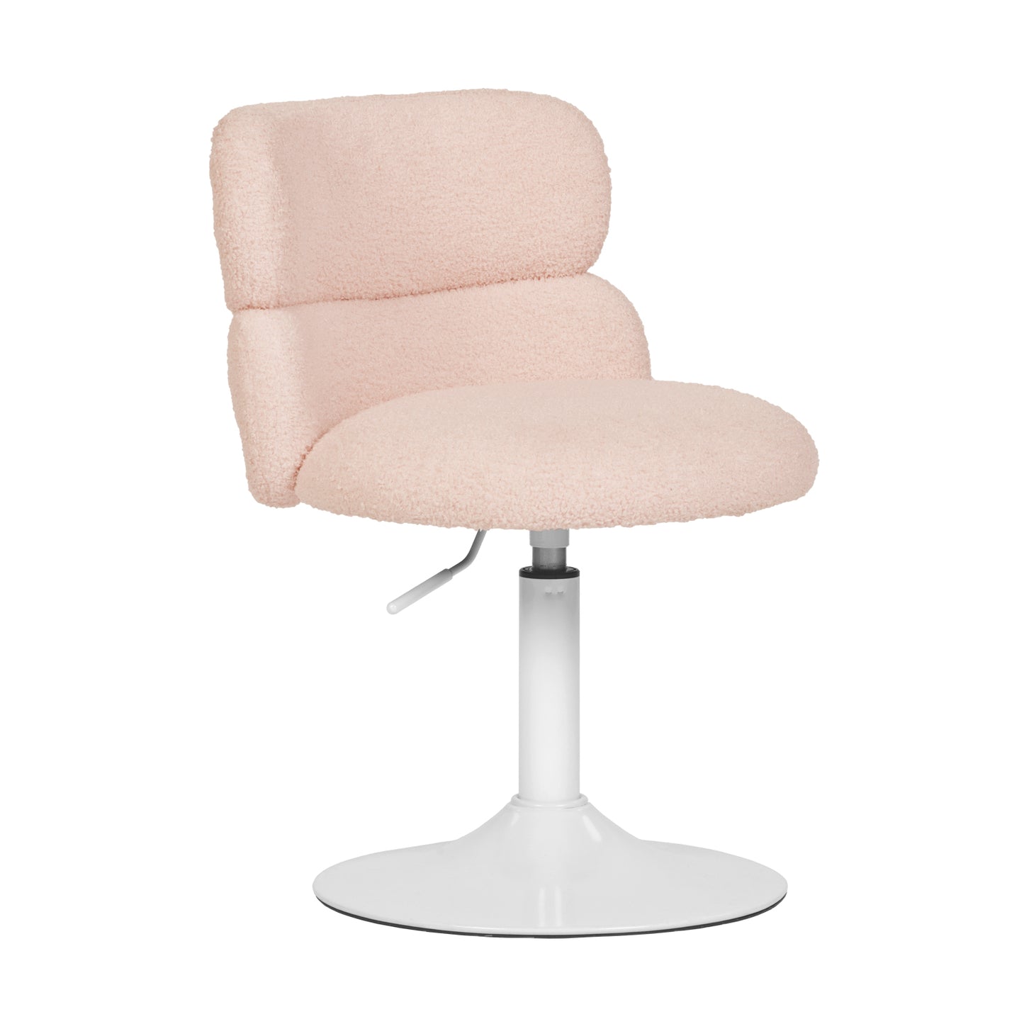 Silla Giratoria Ajustable para Bar y Tocador Rosa