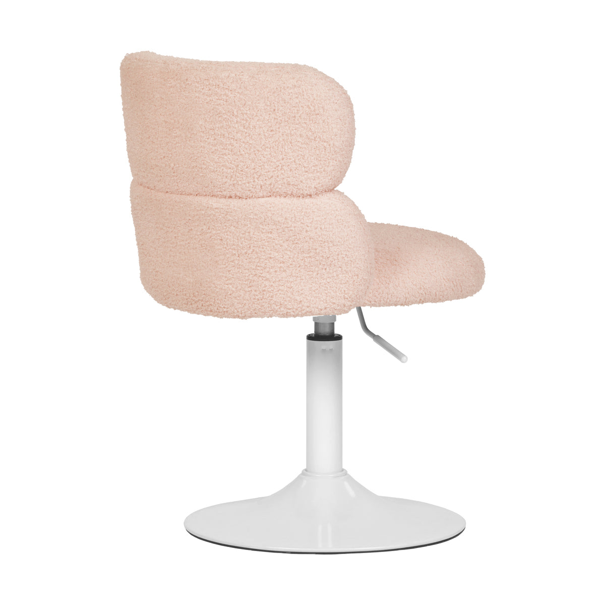 Silla Giratoria Ajustable para Bar y Tocador Rosa