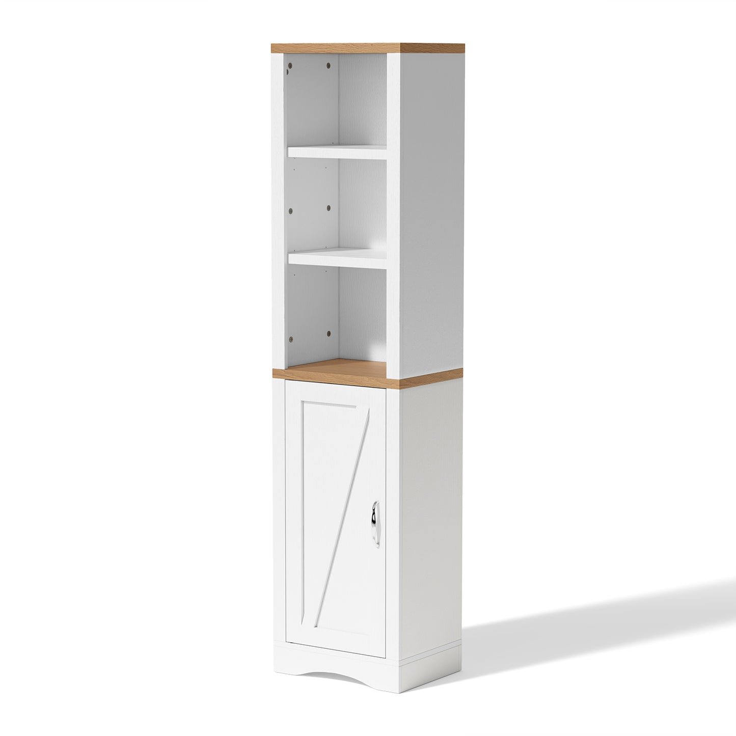 Gabinete de Almacenamiento con 3 Estantes y Puerta Litt