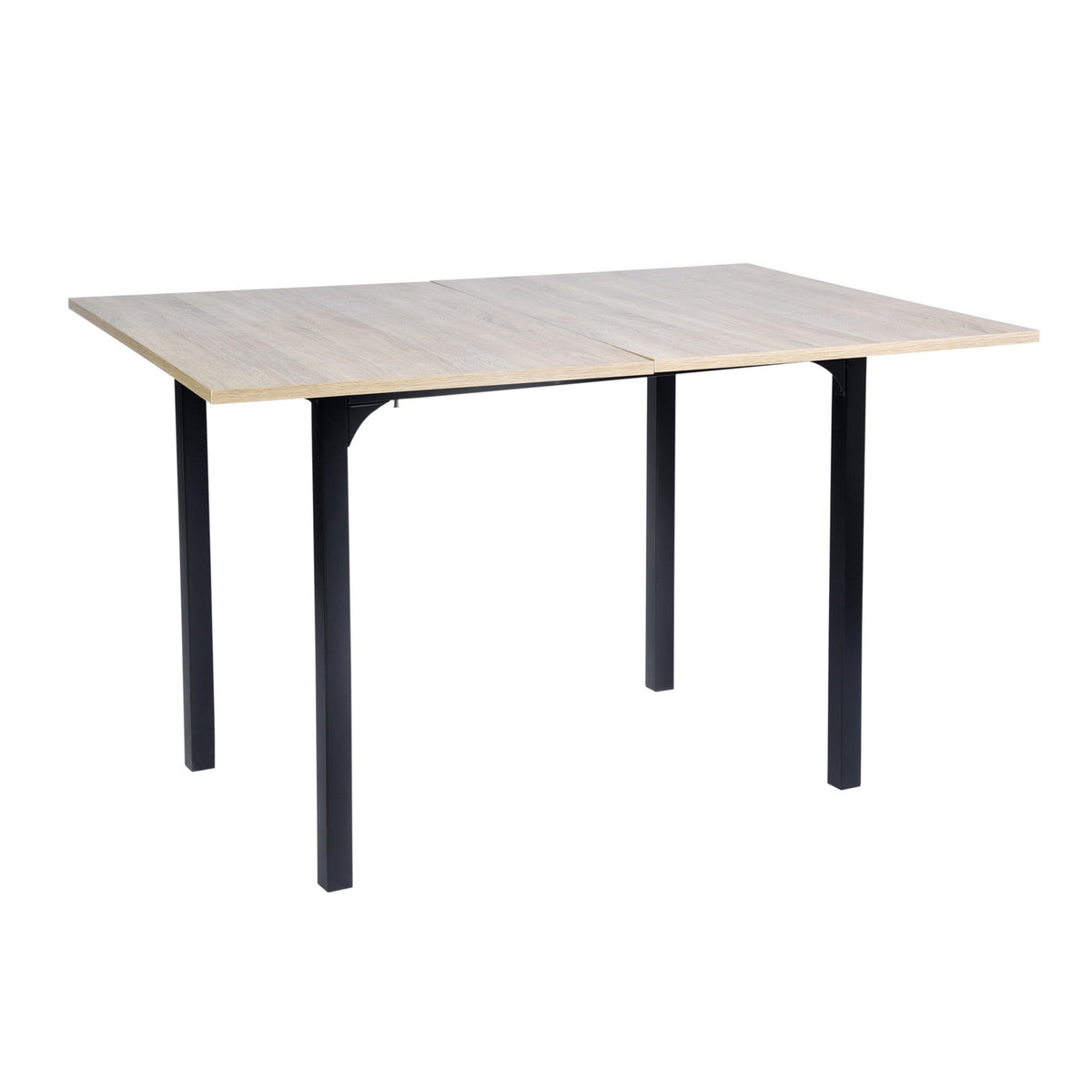 NEUVO Mesa de Comedor Extensible Rectangular: fácil de Abrir y Cerrar con Estructura metálica (Solo Mesa) MARLOWE