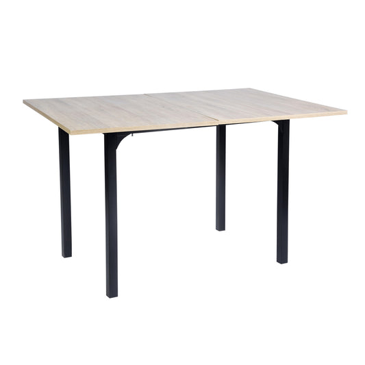 NEUVO Mesa de Comedor Extensible Rectangular: fácil de Abrir y Cerrar con Estructura metálica (Solo Mesa) MARLOWE