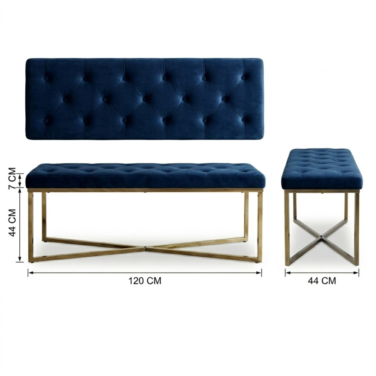 Cyber Gomyhome Otomano Personalizable Rizzo Blue