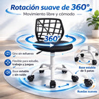 Escritorio en L con Almacenaje + Silla de Oficina Negra