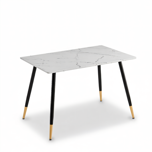 Mesa De Comedor Marble Estilo Eames Rectangular Whalen