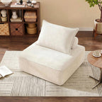 Sofá Modular Individual Sin Montaje Beige ZIVA