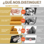 Sofá Modular Individual Sin Montaje Amarillo ZIVA