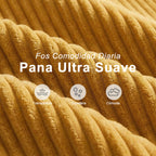 Sofá Modular Individual Sin Montaje Amarillo ZIVA
