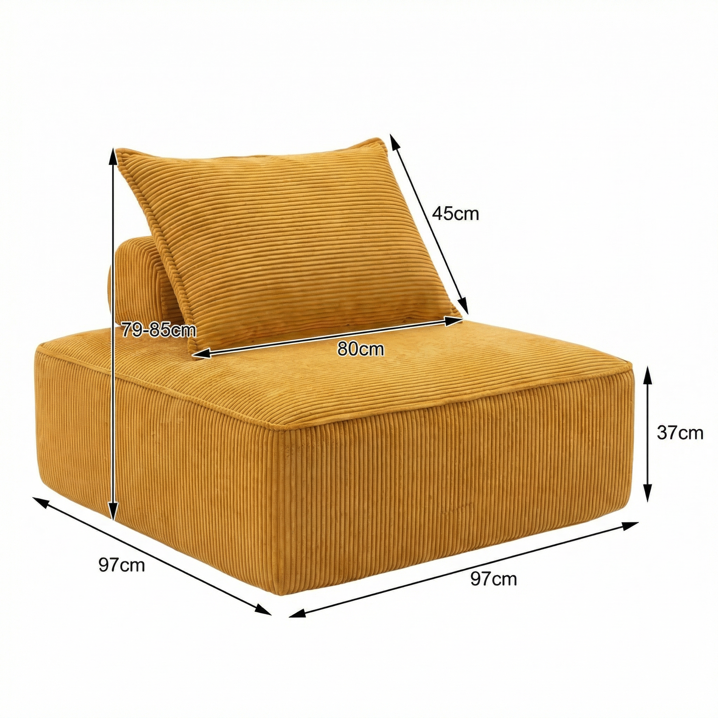 Cyber Gomyhome Sofá Personalizable ZIVA