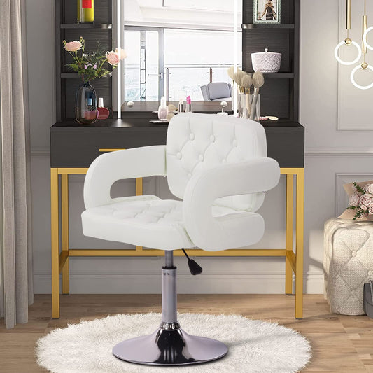 Silla de Tocador Contemporánea de Altura Ajustable 360 Rotation Akigae