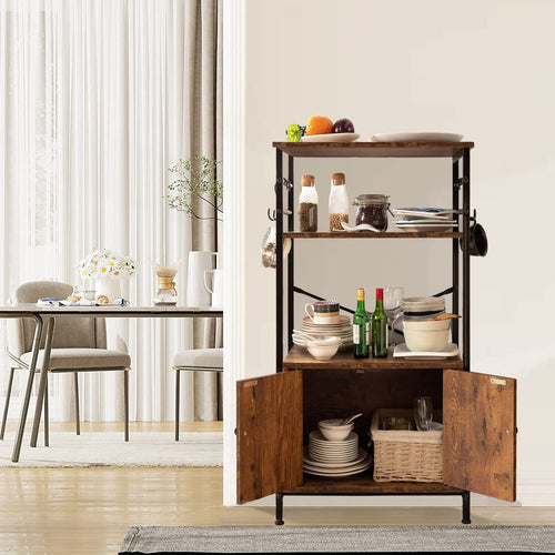 100CM Gabinete de almacenamiento con 3 niveles Kianga