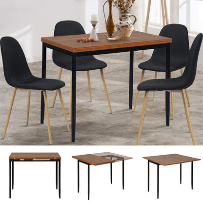 Mesa de Comedor Extendible Rectangular Clinton