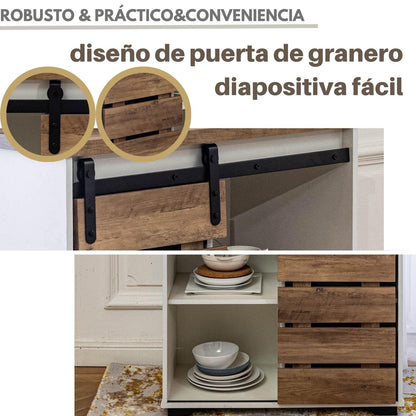 NUEVO Gabinete de Almacenamiento Madera para Modern 82CM FREESIA