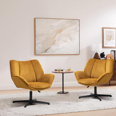 NUEVO Silla Sillón Individual Moderna en Altura Ajustable DUROTHIL Amarilla