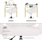 Silla de Tocador Contemporánea de Altura Ajustable 360 Rotation Akigae