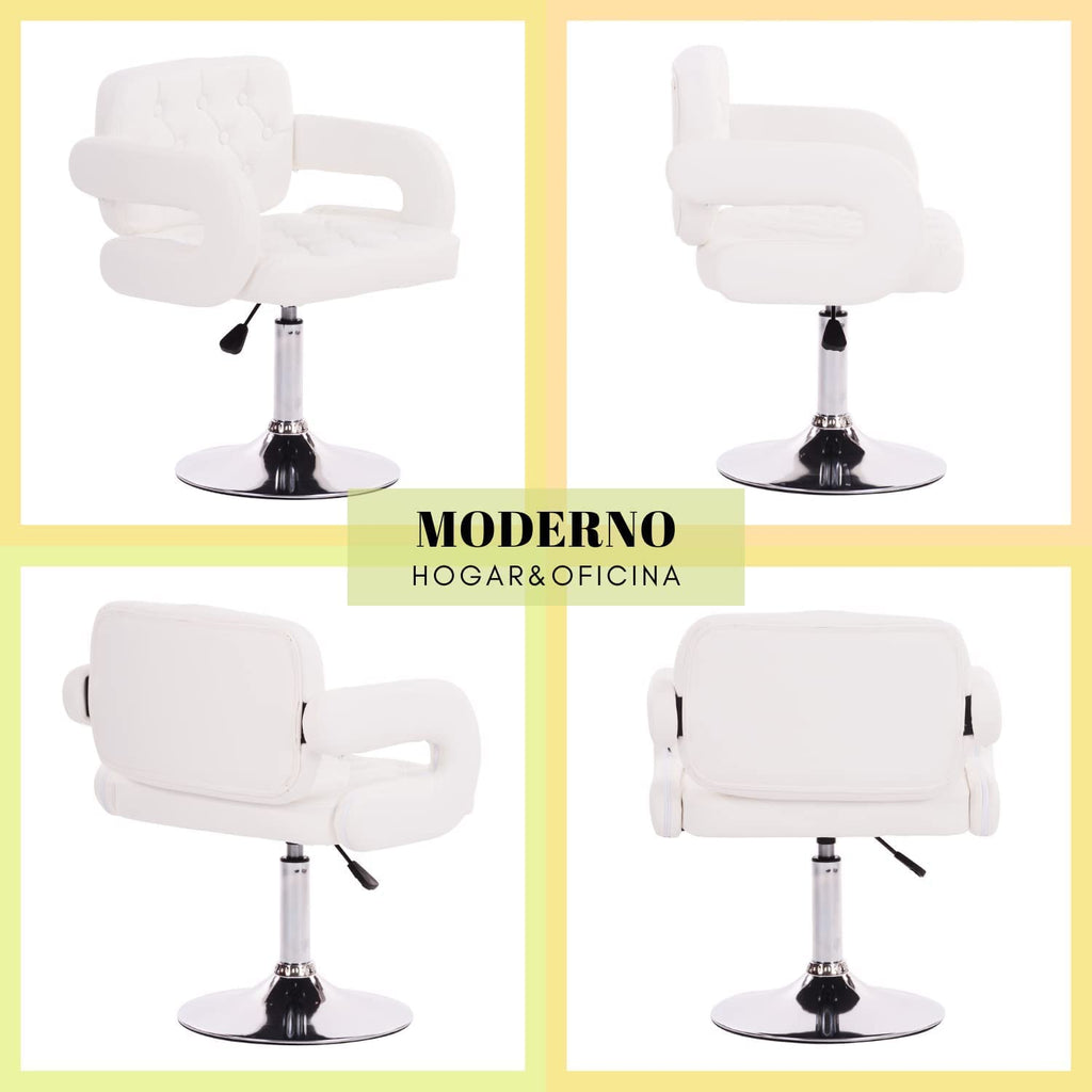 Silla de Tocador Contemporánea de Altura Ajustable 360 Rotation Akigae