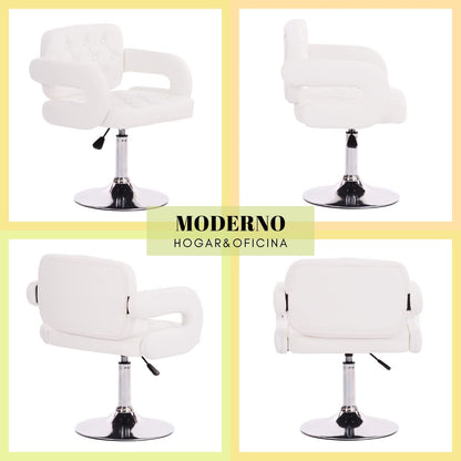 Silla de Tocador Contemporánea de Altura Ajustable 360 Rotation Akigae