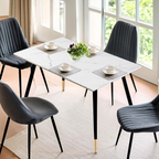 Mesa De Comedor Marble Estilo Eames Rectangular Whalen