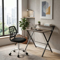 MEGAN Mesa Marrón D + Silla Carnation Negro Plica